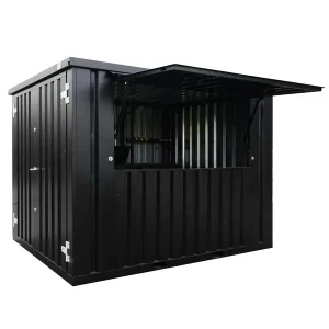 3 x 2 FOCO® Barcontainer Schwarz RAL 9005